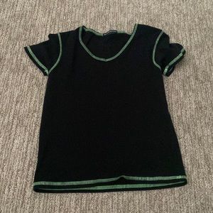 Green Stitching Brandy Melville Top